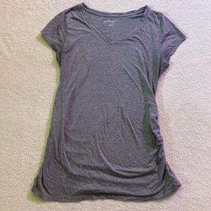 Maternity Top with Elastic Stretch Sides